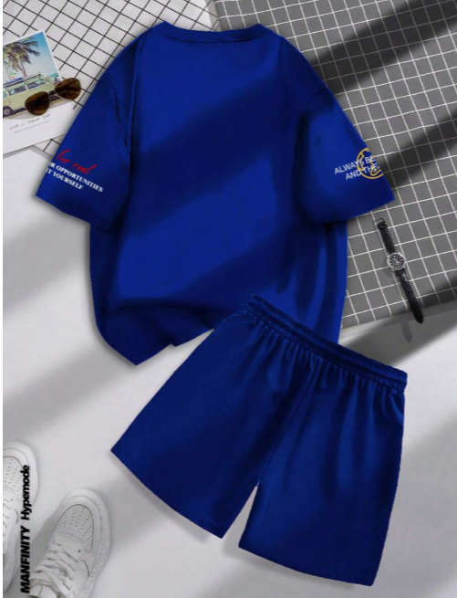 Clothing Boys Sports Suit Boys Football Jersey Tracksuit Child Soccer Sports 2Pcs Suits For Boys