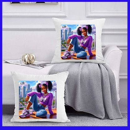 Customized Throw pillo18 x 18 Pillow Inserts (Set of 2) - Throw Pillow Inserts with 100% Cotton Cover - 18 Inch Square Interior Sofa Pillow Inserts - Decorative Pillow Insert Pair - White Couch Pillow
