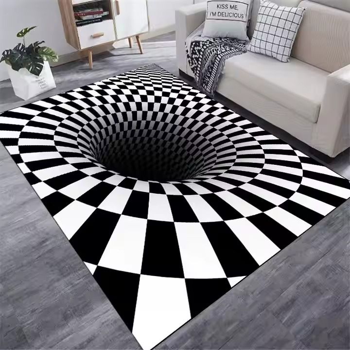 7 by 10 Extra Large Rugs For Living Room Living Room Carpet Living Room Yellow Carpet Feather Abstract Pattern Carpet Bedroom Durable 100X160Cm Outdoor Rugs