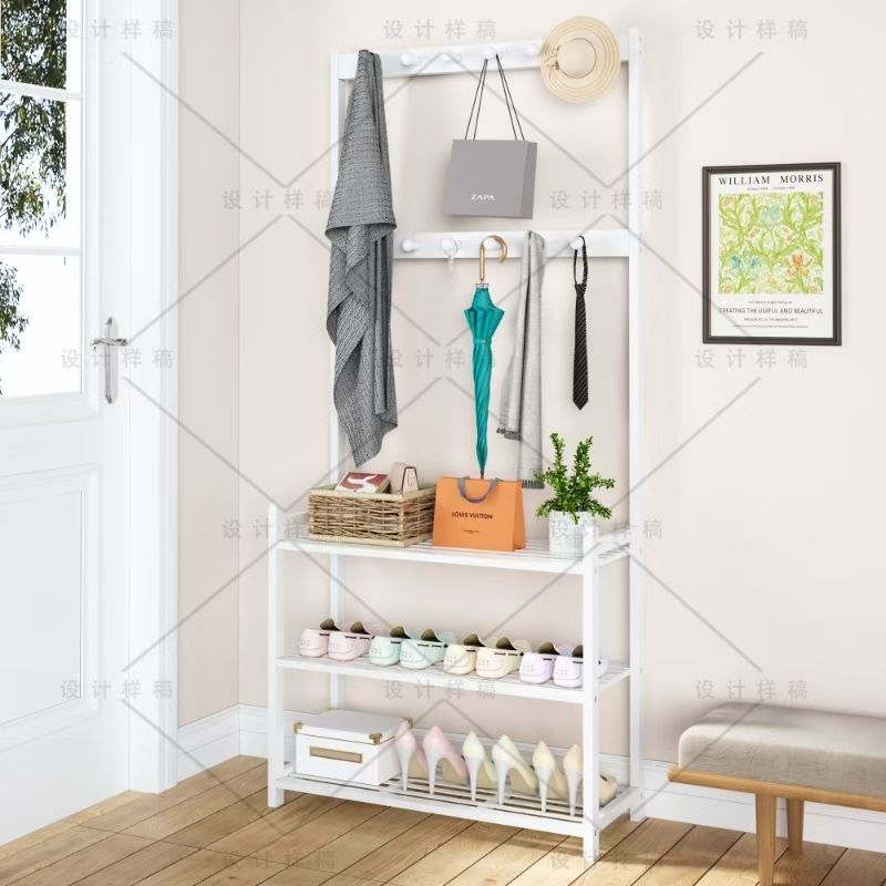 Perfect combo multifunctional bamboo rack.
Perfect combo multifunctional bamboo rack
-Modern & minimalist
– New home shoe rack coat, hat rack & handbags
– Entry shoe cabinet
-Hook design
– material:Ba