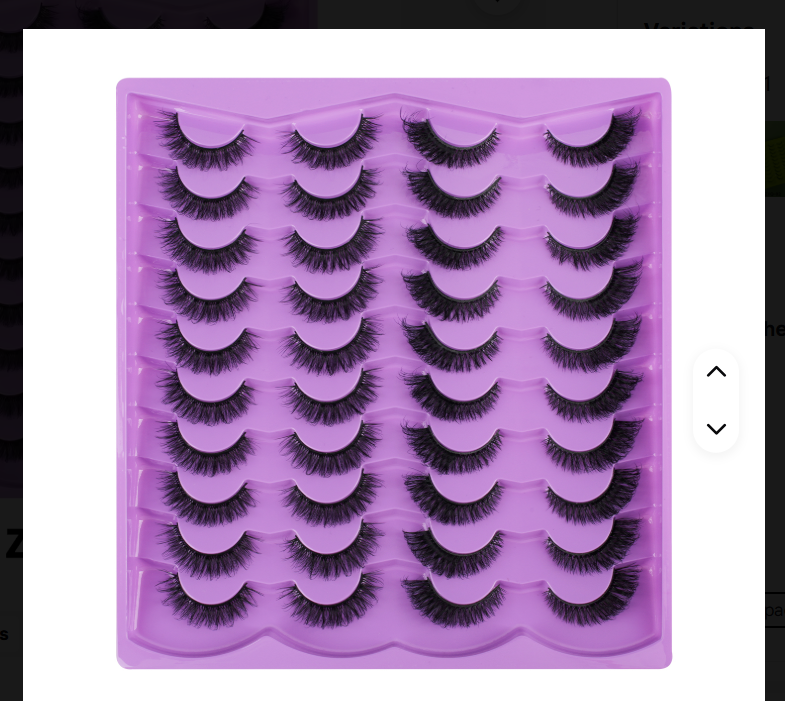 20 in1 Pairs Fluffy wispy 3D human hair Eyelash Extensions