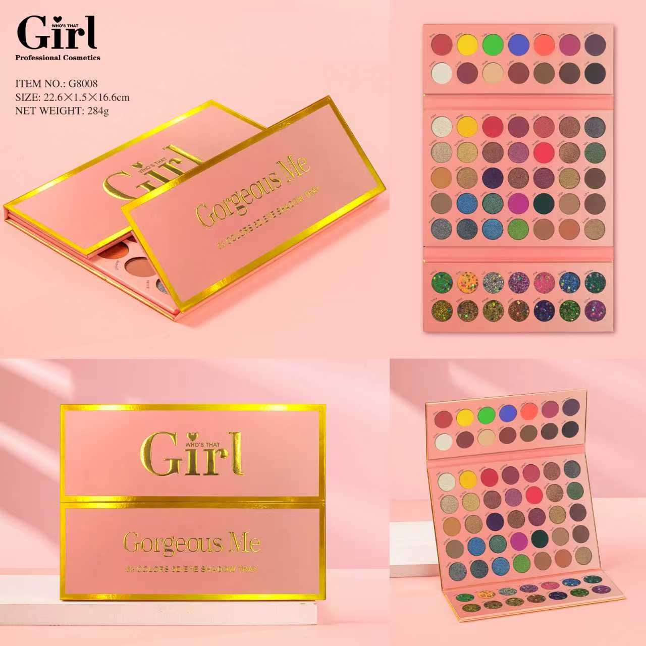 Eyeshadow Palette -  Who's That Girl  54-Colour Eyeshadow Palette