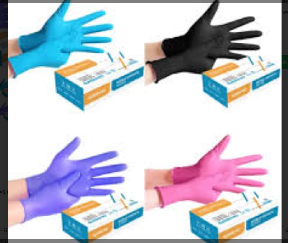 100 pcs disposable Latex free chef kitchen gloves Food grade - Chef/Kitchen Nitrile Gloves