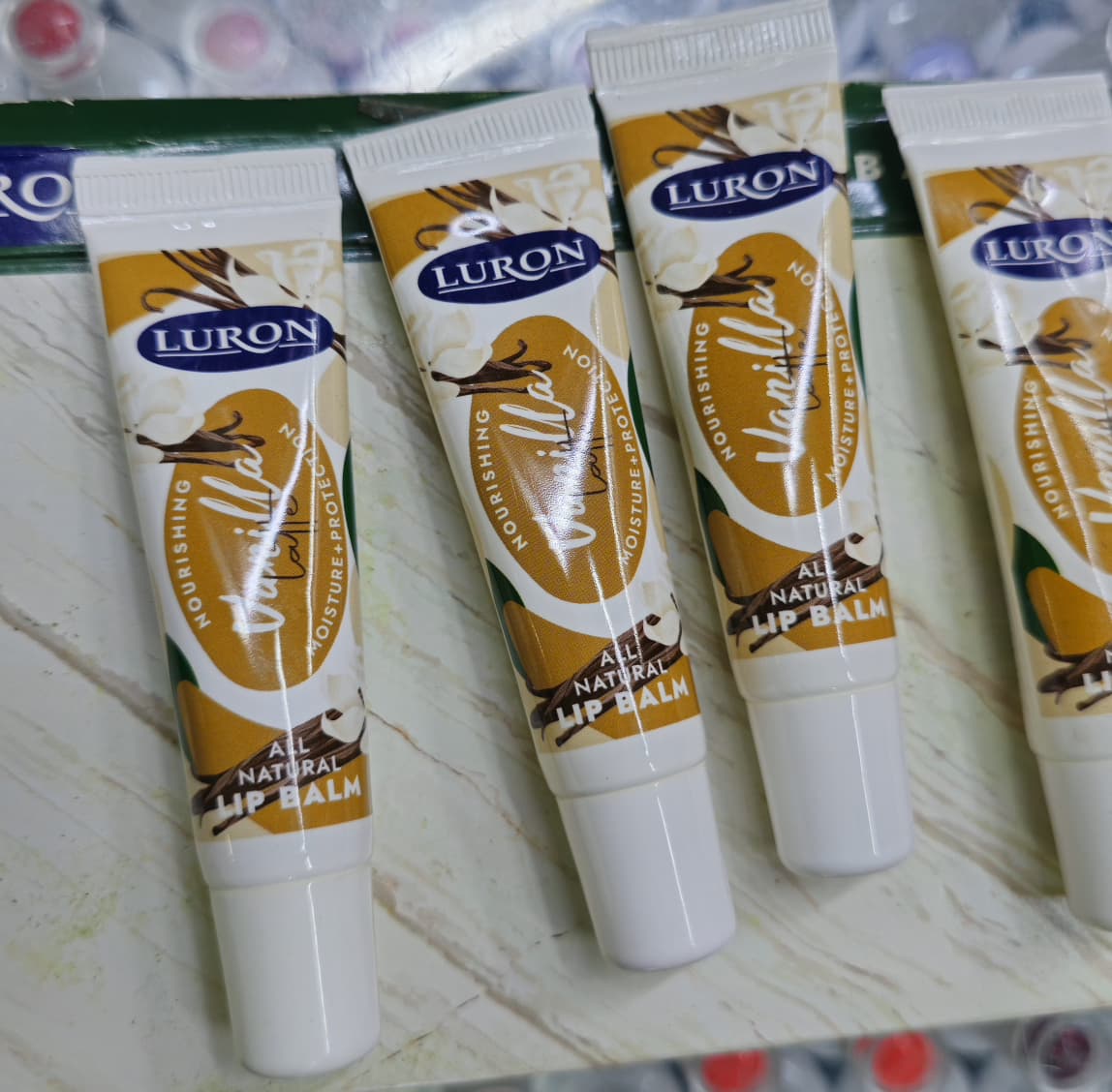 Luron Vanilla Latte Lip Balm - Nourishing Moisture + Protection All Ntural Lip Balm