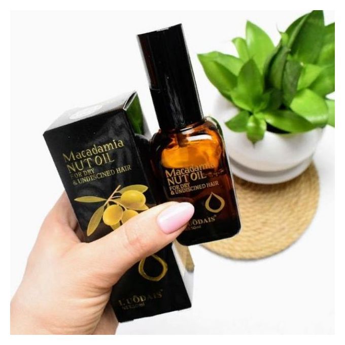 Luodais Macadamia Nut Oil for Dry and Damaged Hair, 50ml