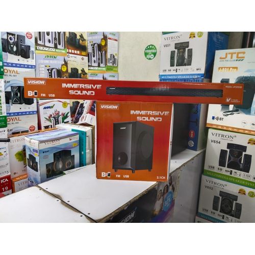 Vision Plus 2.1CH AMAZING SOUNDBAR SYSTEM