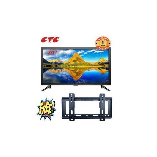 CTC 24"inches,LED DIGITAL,HD -USB AND HDMI CONNECTIVITY + FREE WALL MOUNT