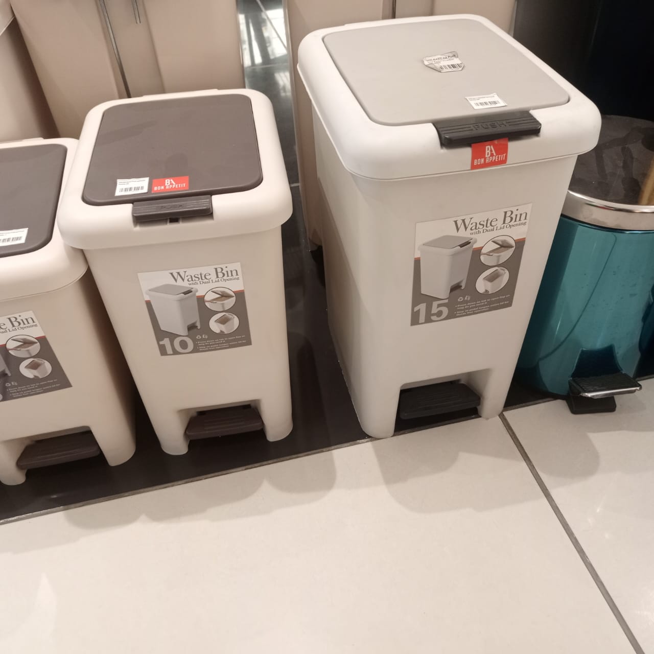 [HM-BA74] BA Push and Pedal Dustbin 6L5