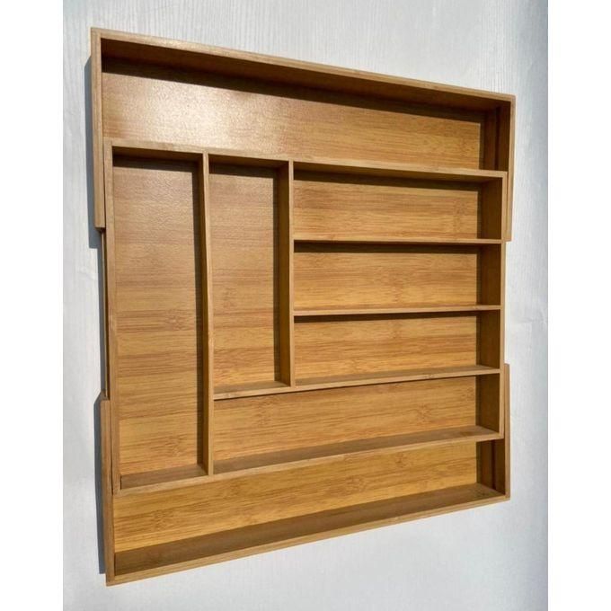 Multifunctional Durable Expandable Wooden Bamboo Drawer Organizer