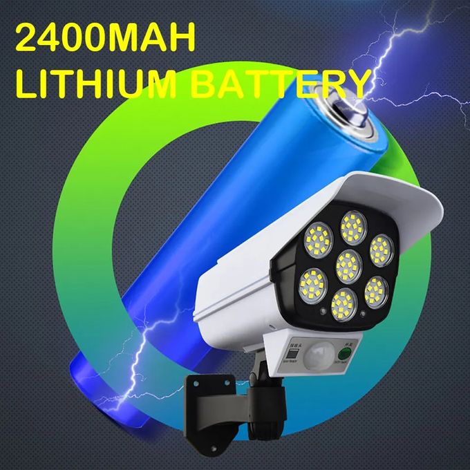 Solar Light Motion Sensor Solar Powered Sensor Security Fake Dummy Camera Flood Light