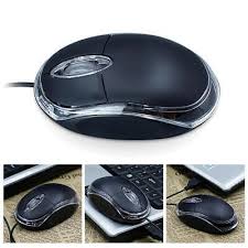 Wired USB Optical Mouse For Laptops, Desktops and Computers
