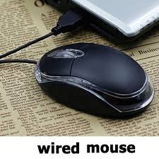 Wired USB Optical Mouse For Laptops, Desktops and Computers