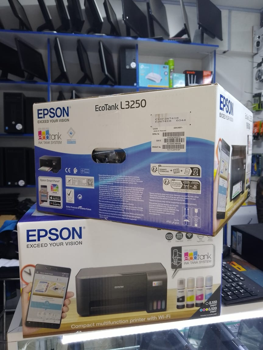 Epson EcoTank L3250 Wireless Print Copy Scan Printer 1 Year Warranty Black