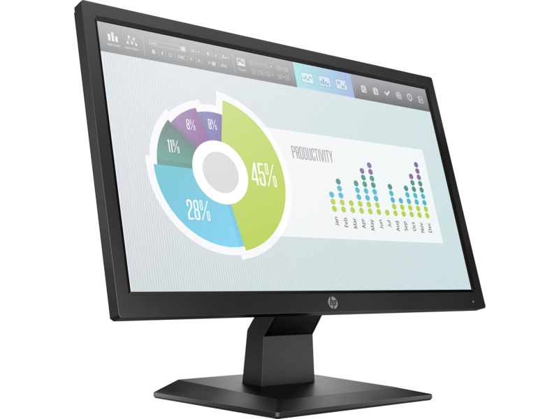 New HP P204v 19.5-inch Monitor