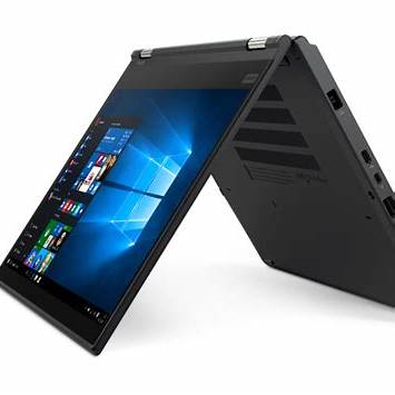 Refurbished Lenovo ThinkPad X380 Yoga Intel Corei5 8GB RAM 256GB SSD TOUCHSCREEN  13.3" German Keyboard 2018 Black