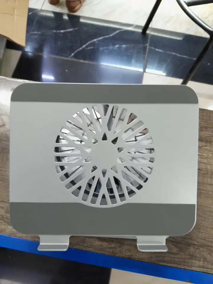 Laptop Stand With Fan and 360 Rotating Base, Adjustable Height Up to 10", Ergonomic Aluminum Laptop Riser Holder Computer Stand for Laptop 10 14 15 17 Inches