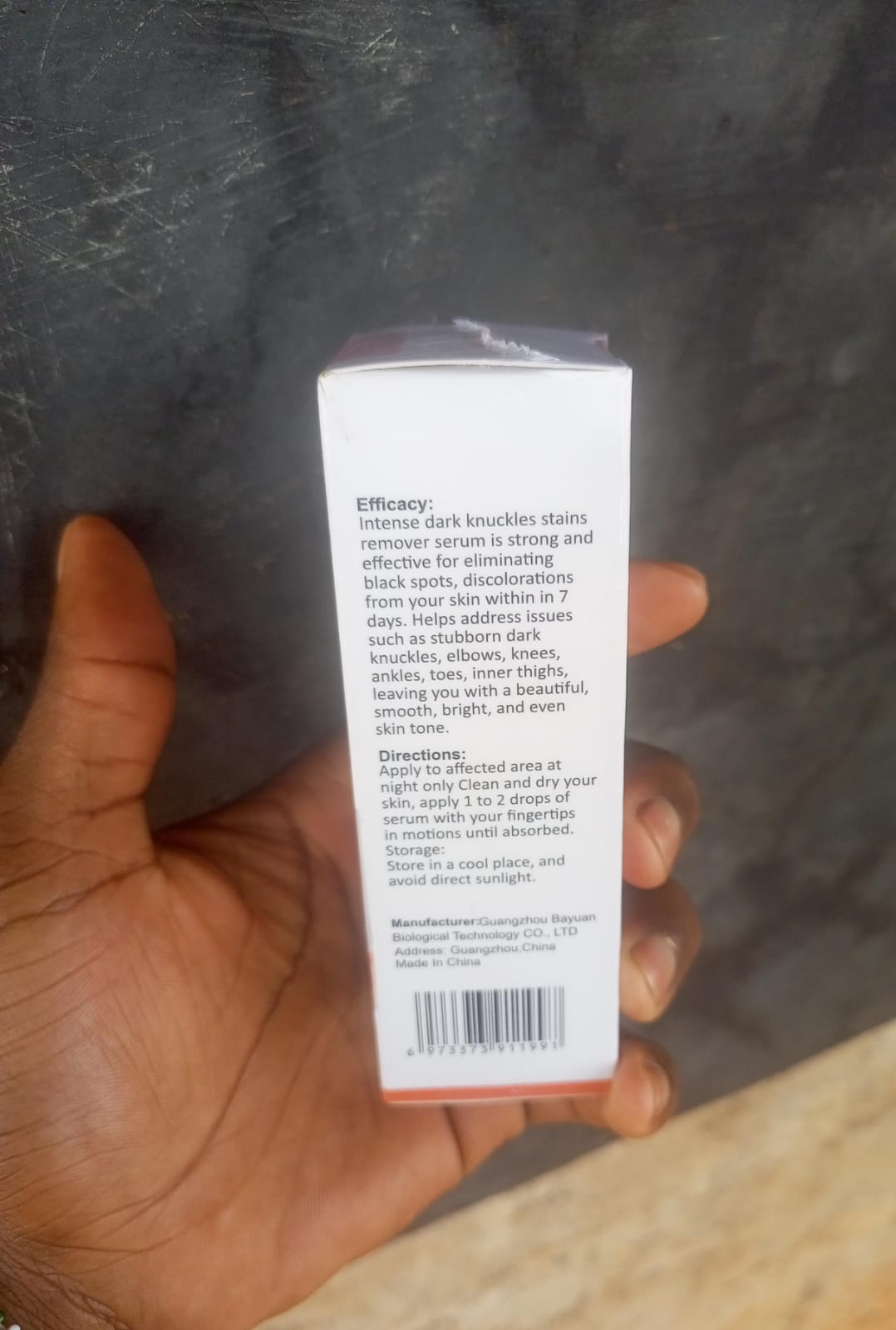 Dark knuckles whitening serum O'CARLY Dark Knuckle Whitening Serum