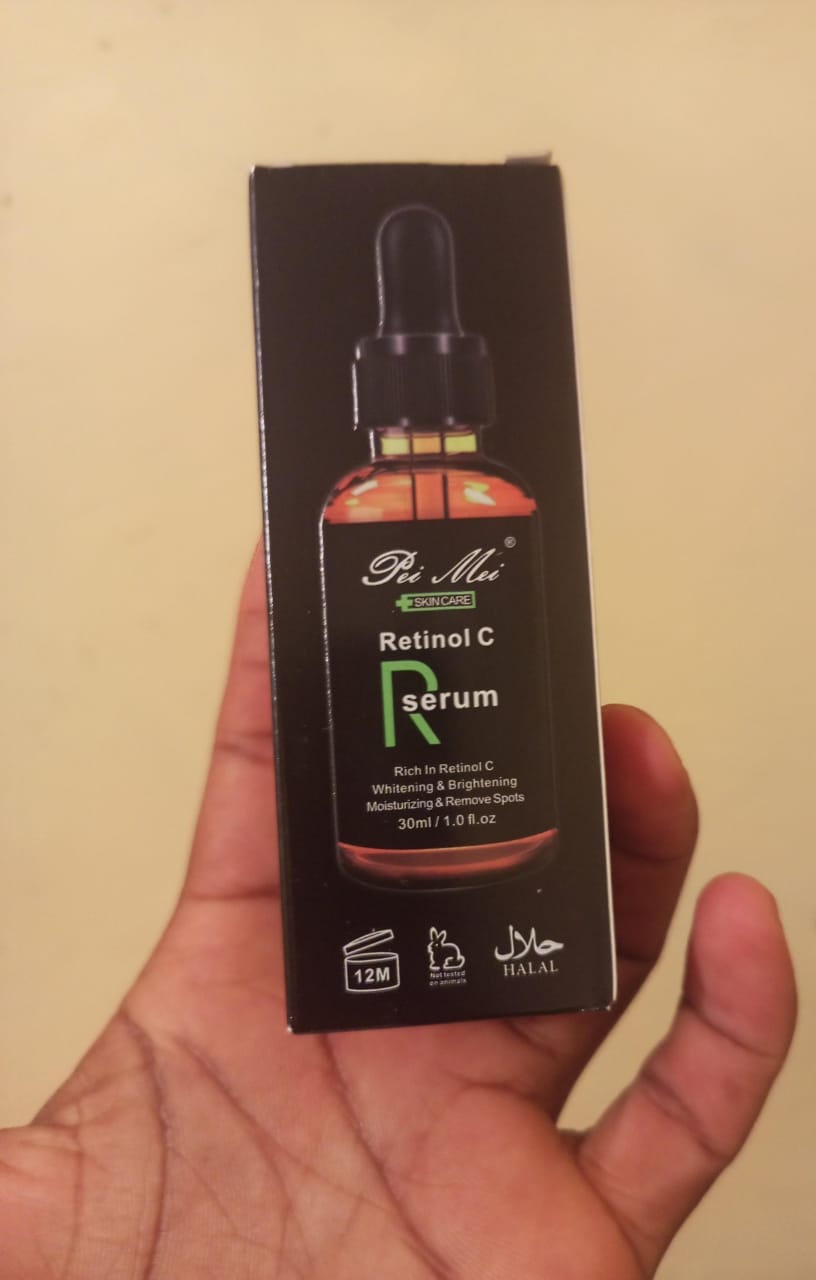 Retinol C serum whitening and Brightening moisturizing and spots remover Pei Mei Retinol C Face Serum