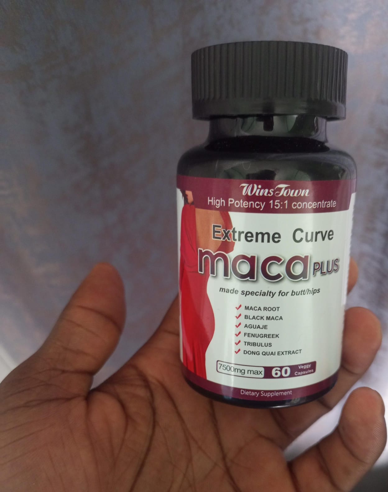 maca plus extreme curve dietary 60 veggy capsules