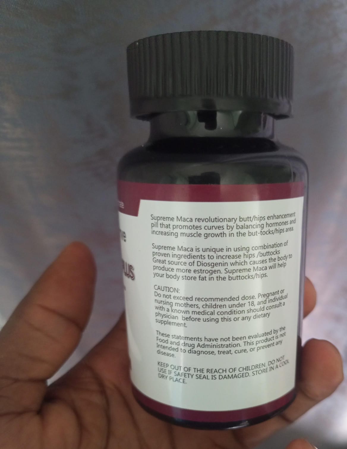 maca plus extreme curve dietary 60 veggy capsules