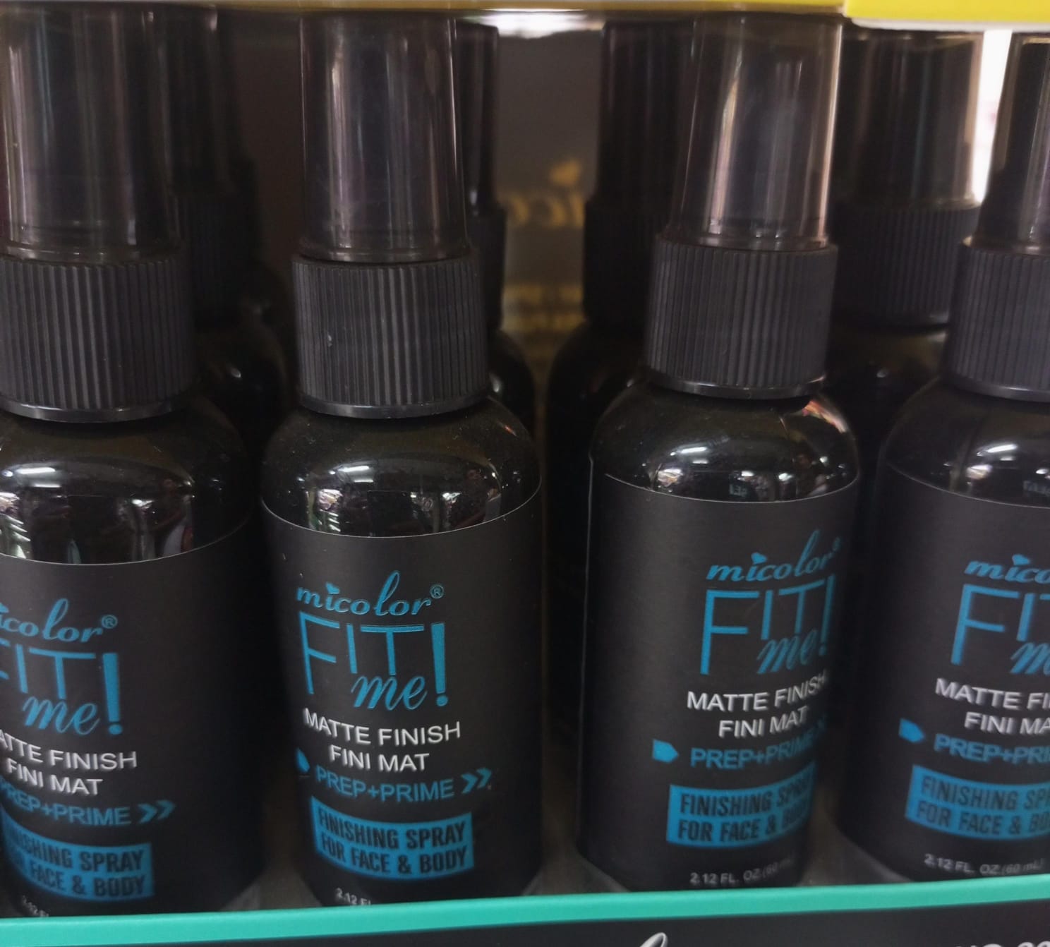 FIT me micolor matte finish fini mat prep+prime finishing spray for face and body