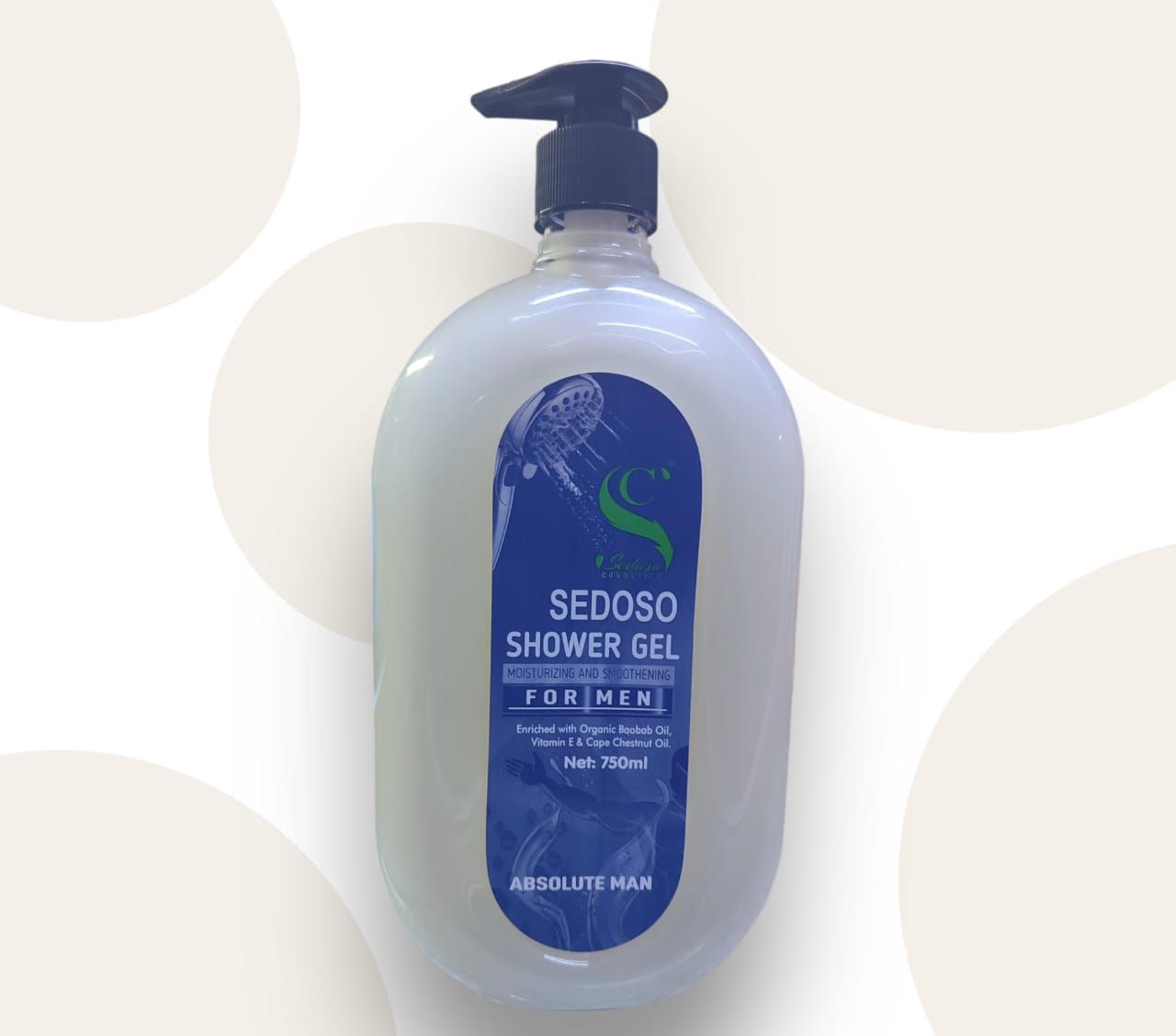 SEDOSO shower gel moisturizing and smoothening  shower gel enriched with  organic boobob oil,vitamin E and cape chestnut oil 750ml shower gel