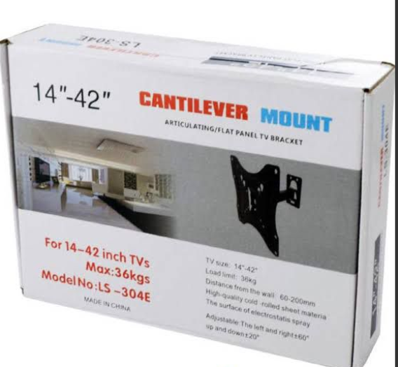 Tv Wall Mount Home Design LS-304E Wall Bracket 14" - 42" TV Wall Mount