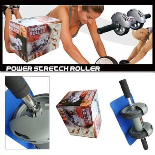 Power stretch Roller,Ab Roller for Abs Workout, Ab Roller Wheel Exercise Equipment for Core Workout, Ab Wheel Roller for Home Gym, Ab Workout Equipment for Abdominal Exercise