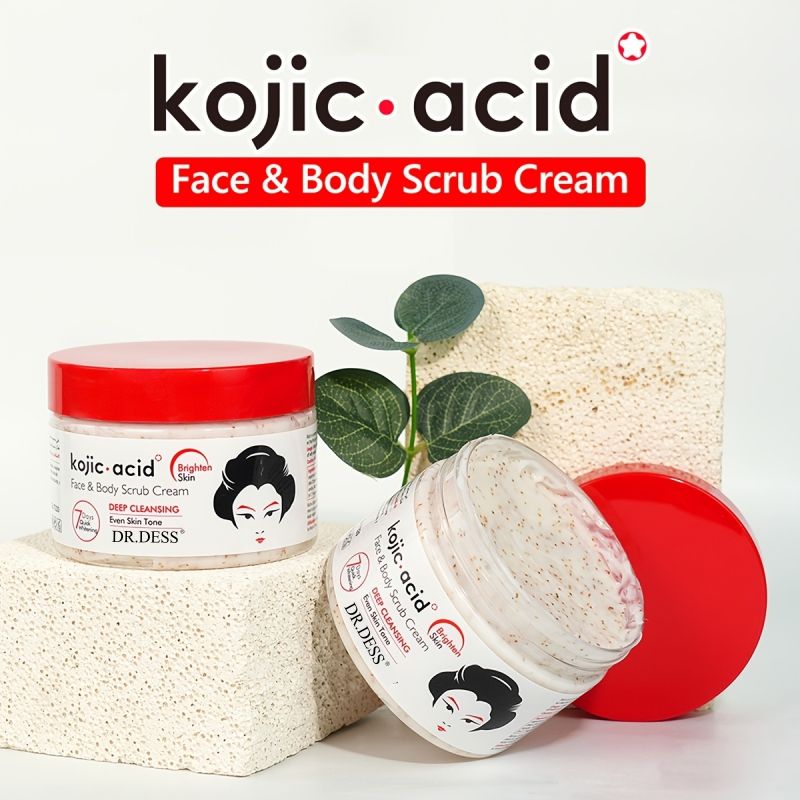 DR DESS Kojic Acid Body Scrub Bath Brightening & Lightening Spa Exfoliating Scrub