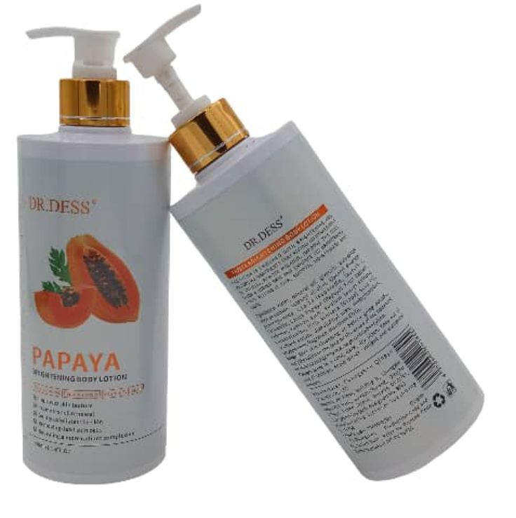 DR.Dess Papaya Anti Ageing Moisturizing Body Lotion Skin Brightening Gentle Exfoliation Anti aging Enhanced Skin Hydration Lotion 500ml