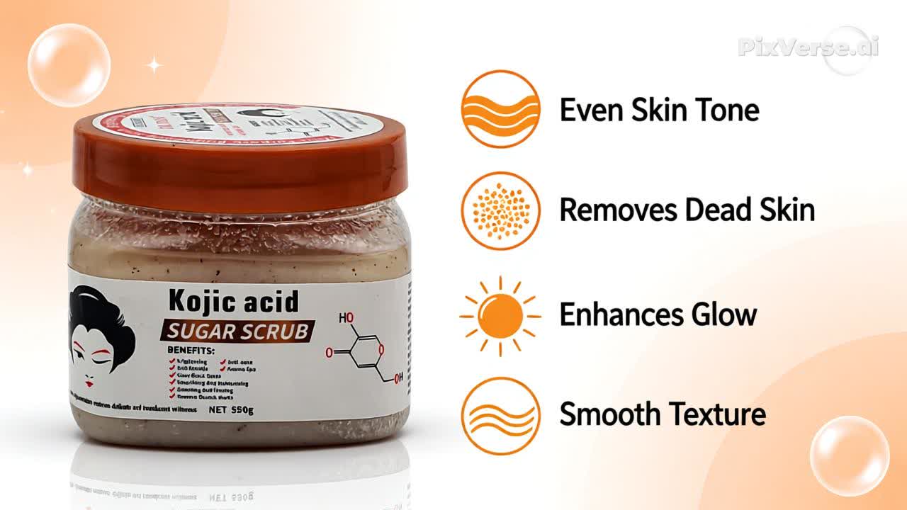 DR.DESS Kojic Acid Body Scrub Clean Face Blackhead Remover Deep Pore Cleansing Facial Mask Skin Moisturizing Hydrating exfoliates dead skin leaving skin softer, clearer and glowing