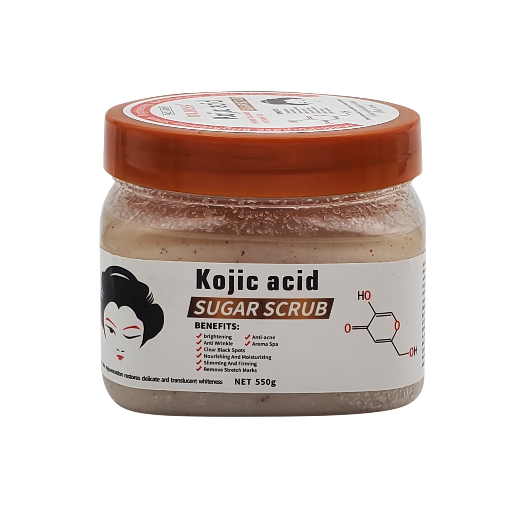 DR.DESS Kojic Acid Body Scrub Clean Face Blackhead Remover Deep Pore Cleansing Facial Mask Skin Moisturizing Hydrating exfoliates dead skin leaving skin softer, clearer and glowing