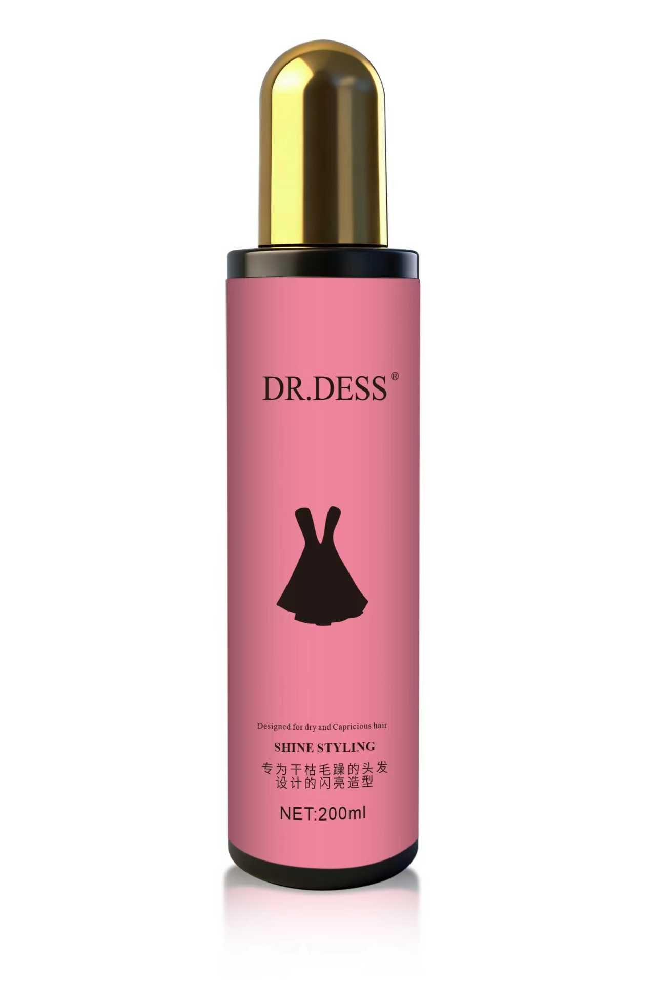 DR.DESS  Hair Spray Pink Supple and glossy hair  for Human hair/Wigs/weaves Classic  shine Styling