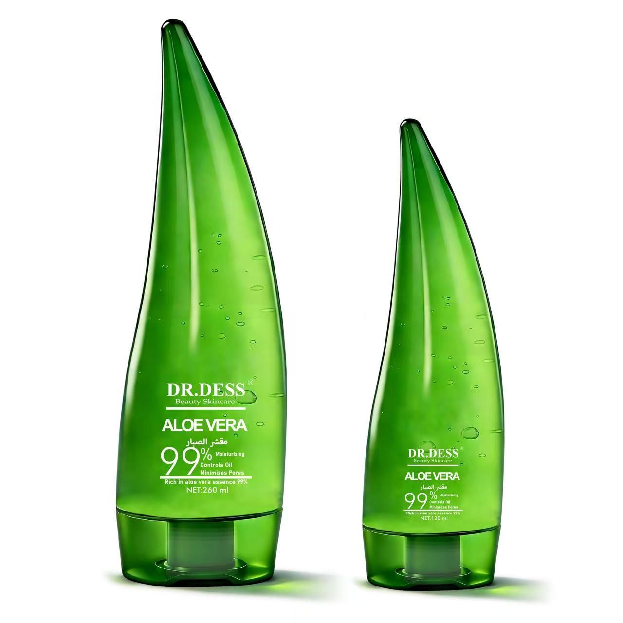 Dr. Dess Aloe Vera Soothing Gel Sunburn Repair Gel 99% Natural AloeVera Content Treat Sun Burns and Repairs Skin Faster Hydrating and Moisturizing