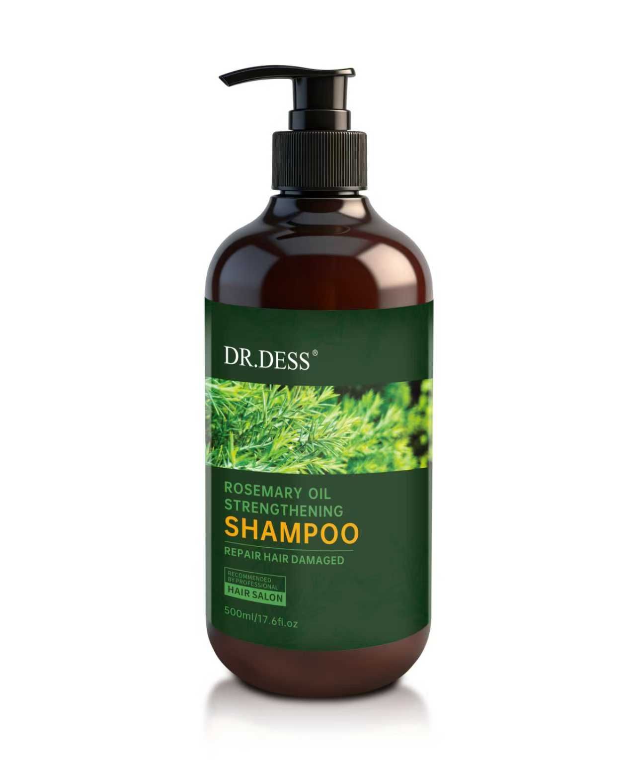 Dr. Dess Rosemary Hair Shampoo Promotes Hair Growth Strengthening and Nourishment healthy Scalp  strengthen hair, reduce breakage, and stimulate growth by improving scalp