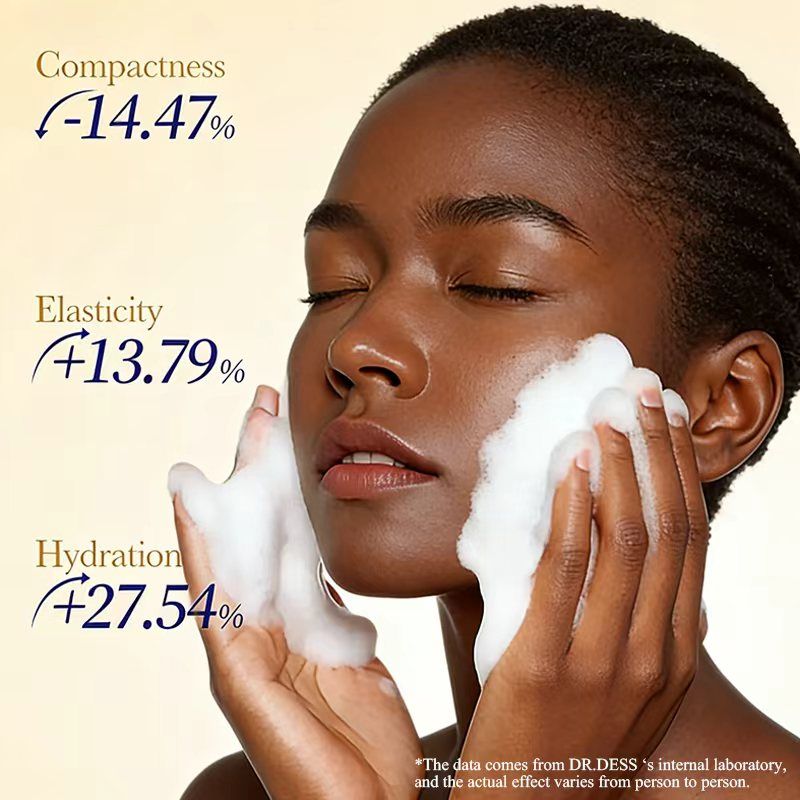DR.DESS  Collagen Face Cleanser combine deep cleansing with anti-aging benefits to boost skin elasticity, hydration, and firmness