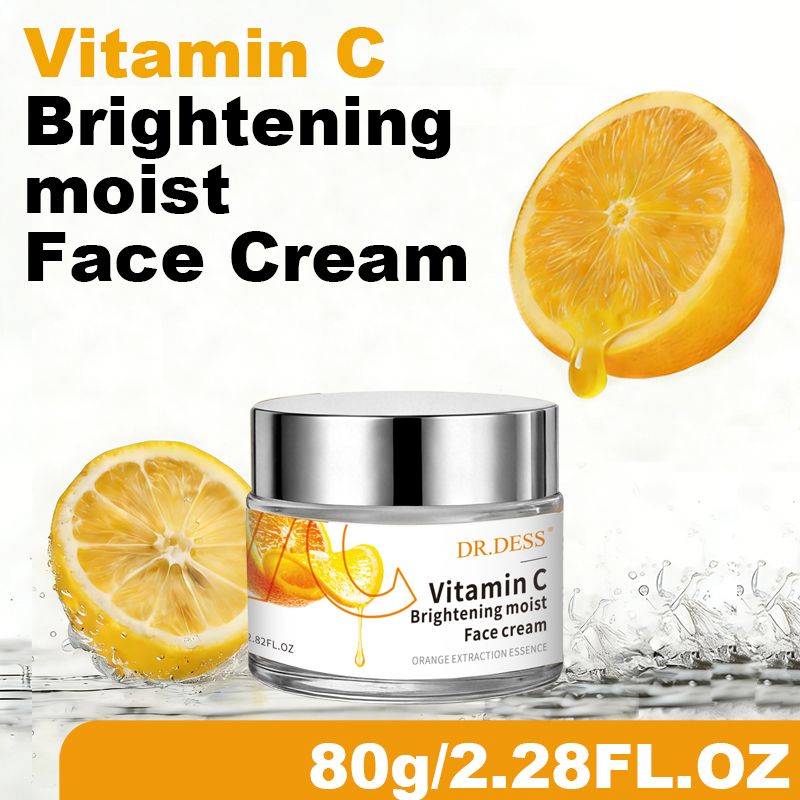 DR.DESS  Vitamin C Moisturizing Face Cream With Ingredients like, Vitamin C and glycerin, hydrates, rejuvenates and brighten the skin ,offering a smooth and glowing appearance