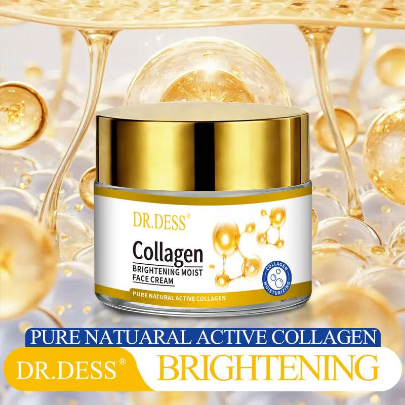 Dr Dess Collagen Anti Aging Face Cream Anti Wrinkles And Fine Lines, Intensive hydration, Anti aging, Brighten skin tone, Acne fade repair essence, Contains collagen