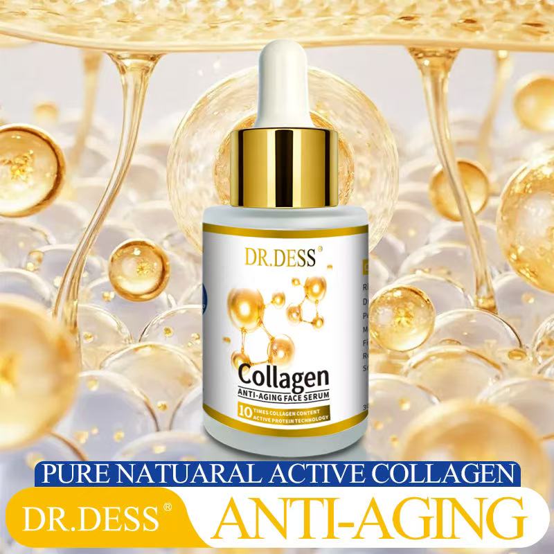 Dr Dess Collagen Face Serum hydrating firming boost skin elasticity, reduce the appearance of fine lines, and promote a youthful, radiant complexion Anti Aging Face Serum