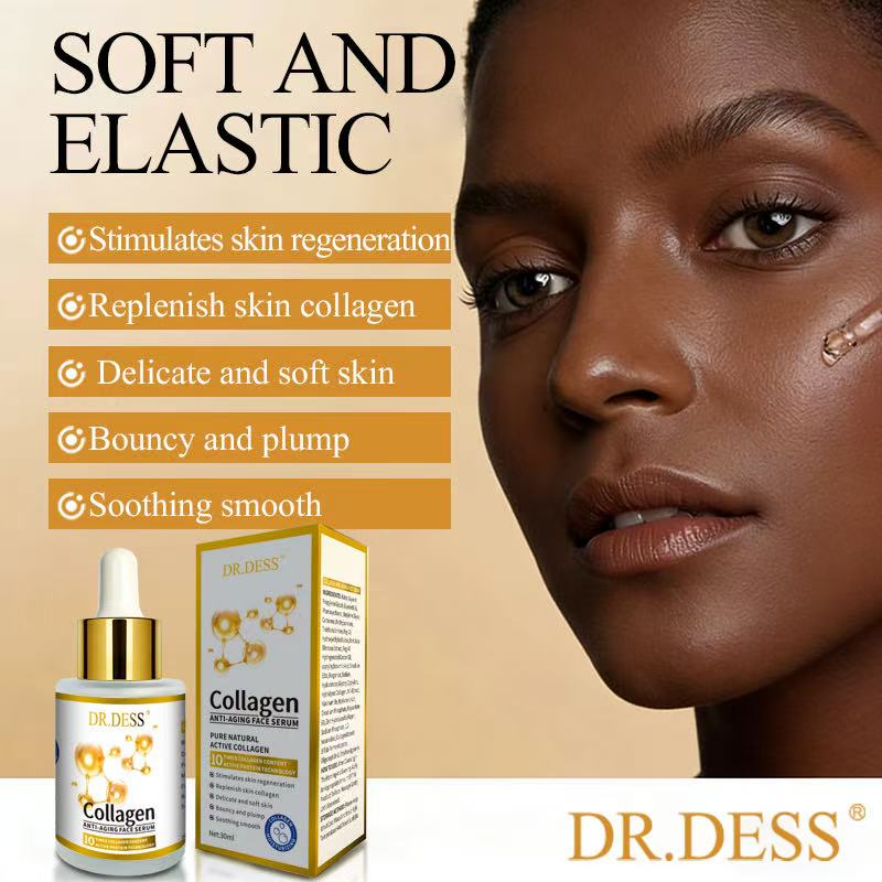 Dr Dess Collagen Face Serum hydrating firming boost skin elasticity, reduce the appearance of fine lines, and promote a youthful, radiant complexion Anti Aging Face Serum