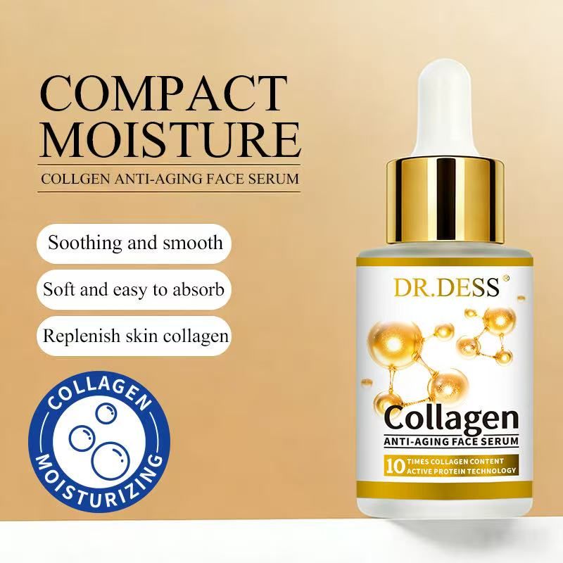 Dr Dess Collagen Face Serum hydrating firming boost skin elasticity, reduce the appearance of fine lines, and promote a youthful, radiant complexion Anti Aging Face Serum