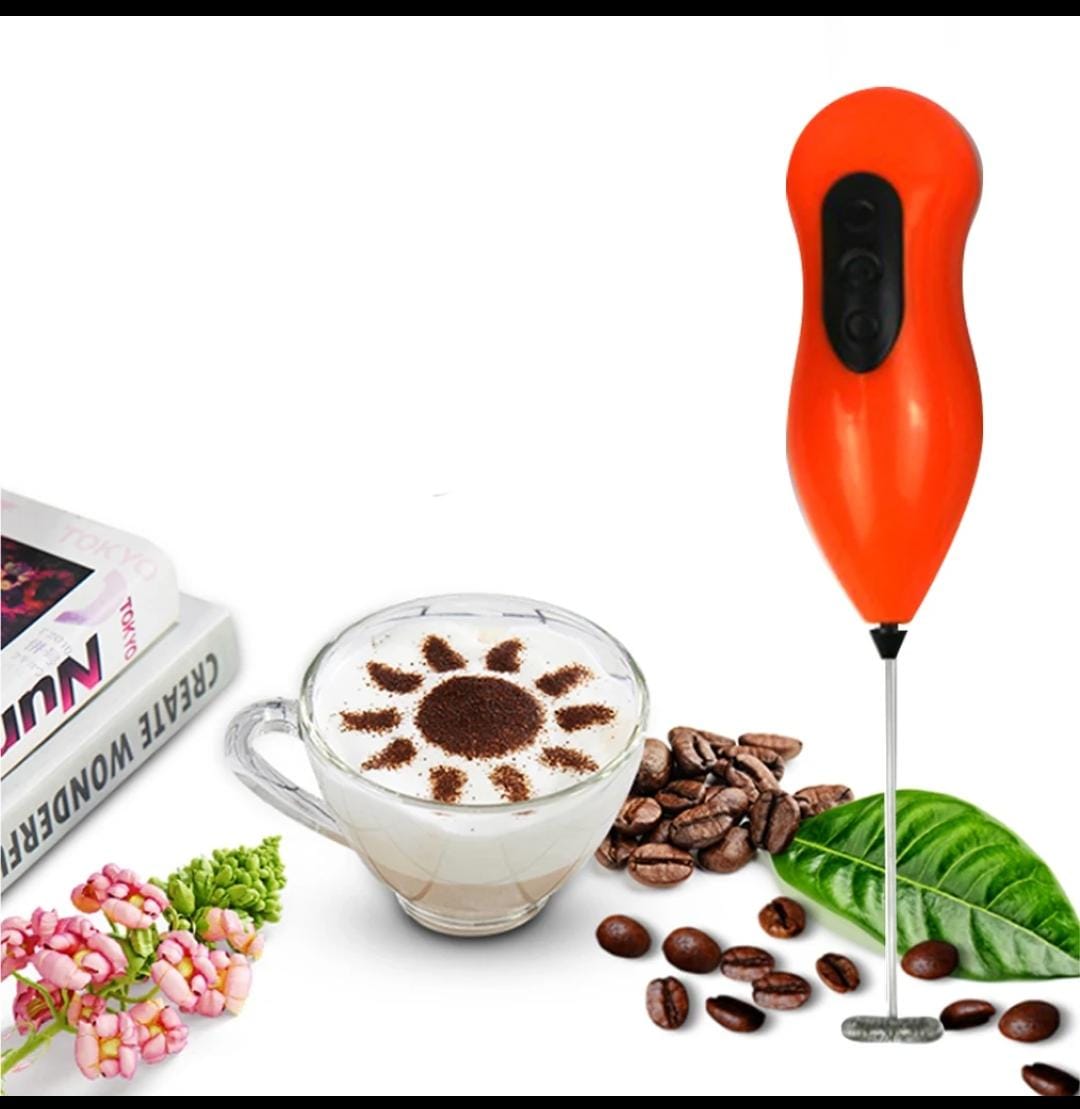 Handheld Milk Frother Mini Electric Coffee Drink Foamer Cream Whisk Mixer Stirrer Egg Beater Blender Hand Mix Battery Kitchen