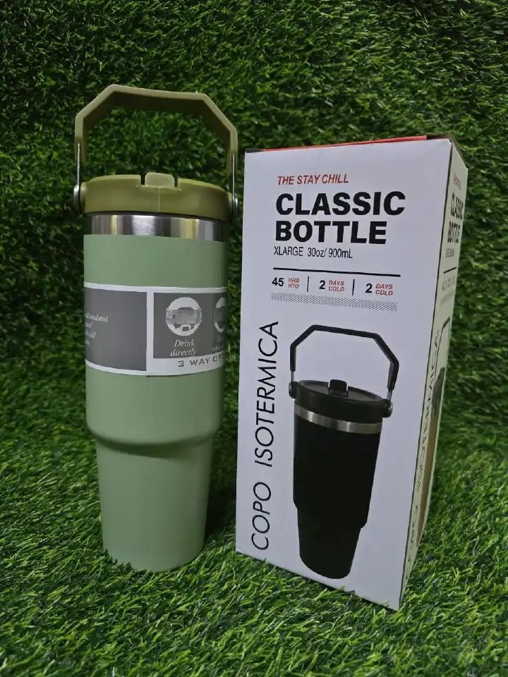 STAY TUNED WITH LATEST DESIGN 🤯 🤑 Stanley Stainless Steel Tumbler With Handle & Straw Lid, Insulated Reusable Stainless Steel Travel Mug