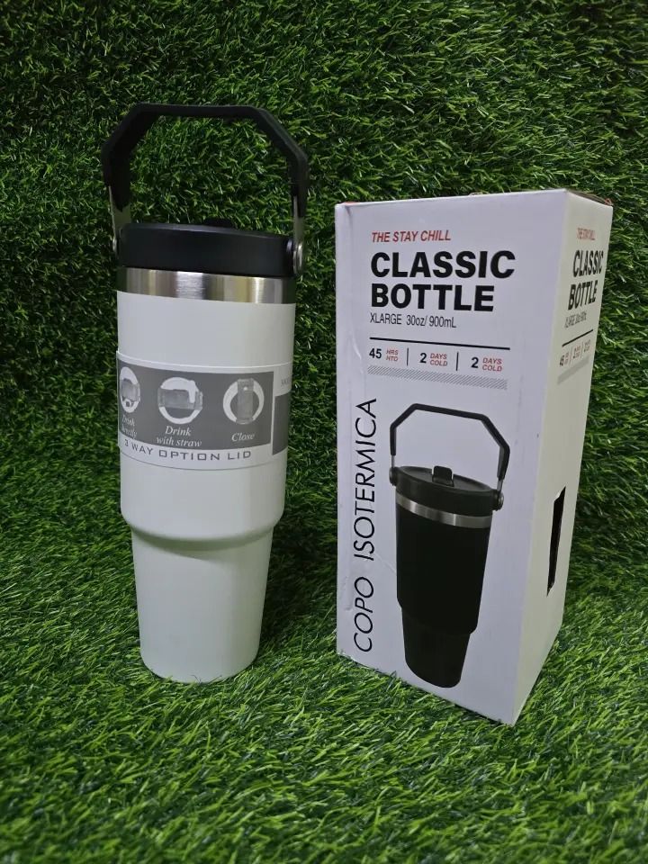 STAY TUNED WITH LATEST DESIGN 🤯 🤑 Stanley Stainless Steel Tumbler With Handle & Straw Lid, Insulated Reusable Stainless Steel Travel Mug
