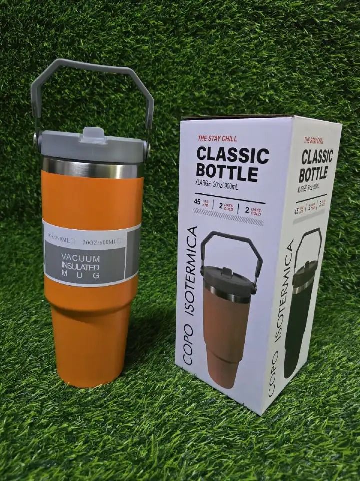 STAY TUNED WITH LATEST DESIGN 🤯 🤑 Stanley Stainless Steel Tumbler With Handle & Straw Lid, Insulated Reusable Stainless Steel Travel Mug
