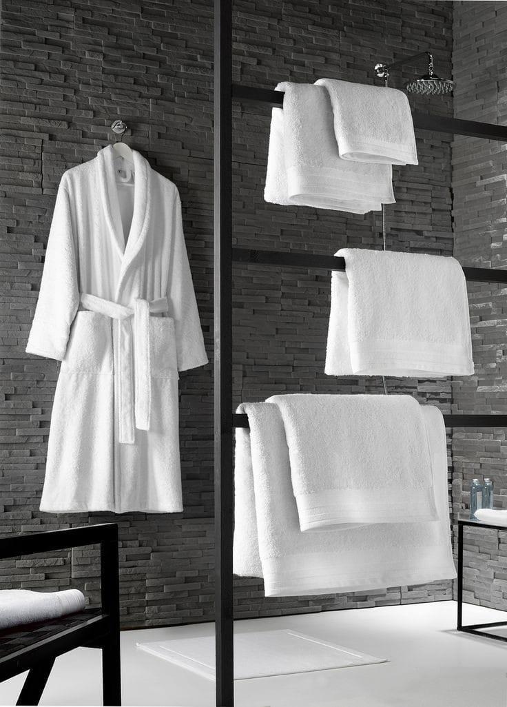 BATH ROBES.Unisex Luxury Fleece Cotton Bathrobe – Ultra Soft, Absorbent, Long Shawl Collar – Sizes S To XXL