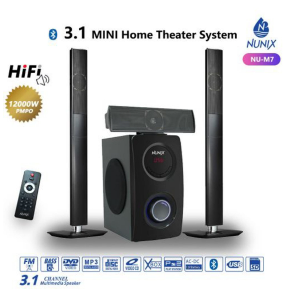 Nunix 3.1CH NU- M7 Home Theater Speaker System