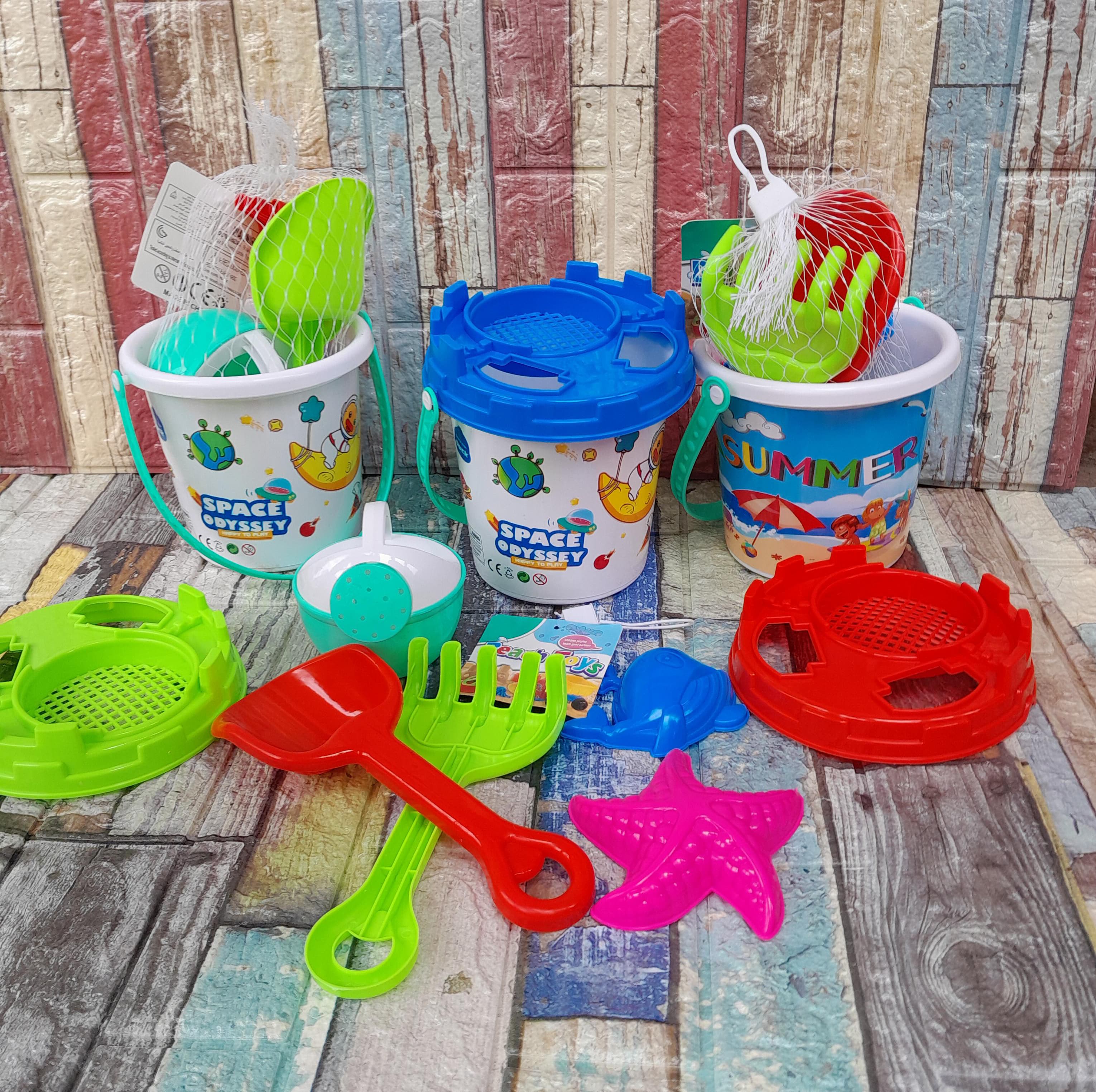 🪄 *Beach toys*
▫️Unleash your creativity  with our vibrant beach buckets, enjoying endless summer fun!
▫️Ideal for Age 3+
🔖