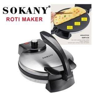 🪄🌱Sokany Heavy Duty Non Stick Electric Chapati/ Roti Maker✔️This non-stick baking plate releases your Roti /chapati with ease
 giving perfection to your crust and makes for easy cleaning.
 It also c