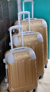 🧏Perfect Combo For Travelling 🧏☑️SHOP NOW☑️Fashion 3 Pieces PVC High Quality Travel Suitcase Travel Bag Travel Briefcase With Wheel.Made of durable PVC material Lightweight and easy to transport 3-p